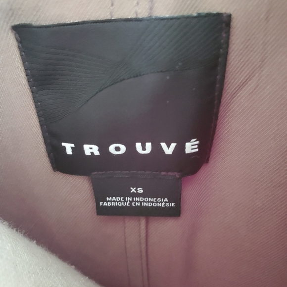 Trouve Lightweight Olive Drape Front Jacket - Picture 8 of 9